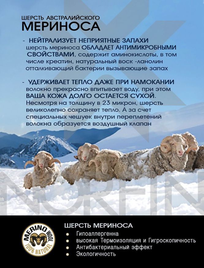 Термобелье Norfin Natural Heat Merino