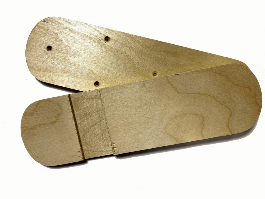 Лыжи Лесные, дерево, длина 155 см, ширина 110 мм