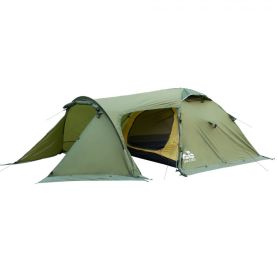 Палатка Tramp Cave 3 v2, зеленый