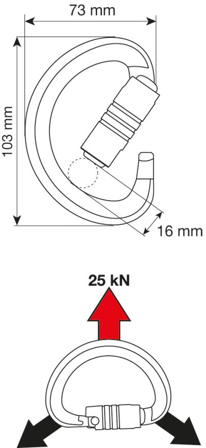 Карабин Triad 3Lock, CAMP