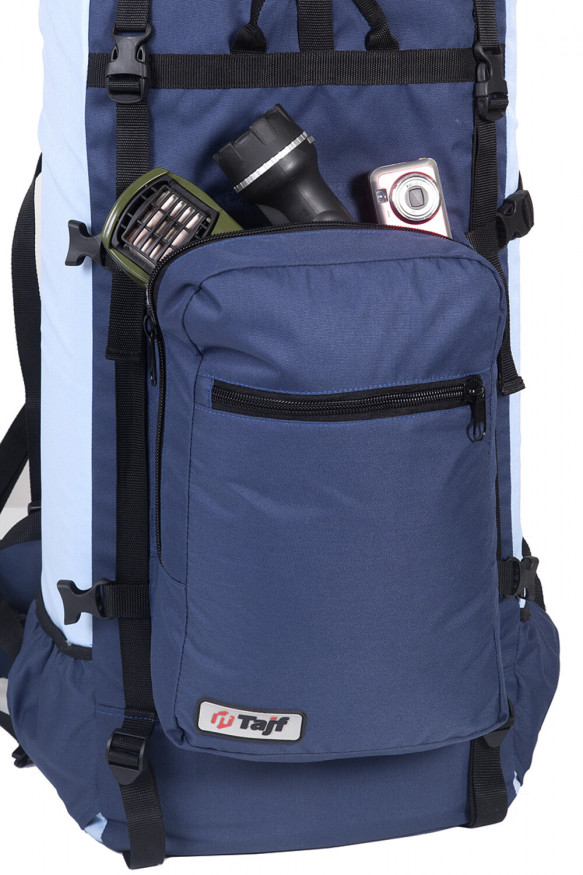 Рюкзак туристический Оптимал 4, синий-голубой, 70 л, ТАЙФ