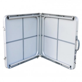 Стол складной  (120*60*50/70 см, алюминий)