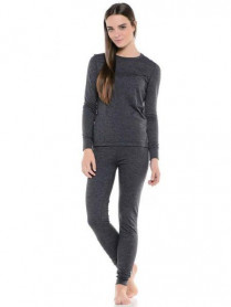 Комплект термобелья женский тёмно-серый Guahoo Everyday Heavy