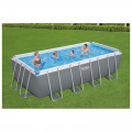 Бассейн каркасный Power Steel, 488 х 244 х 122 см + 3 аксессуара(картриджный фильтр)