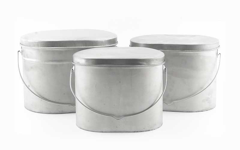 Набор из 3-х низких котелков 4;5;6,5 л &amp;quot;Матрешка&amp;quot; (титан) Роза Ветров