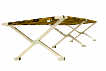 Раскладушка туристическая в чехле Пингвин, 2050х750х400 мм, труба алюминиевая 25х25 мм