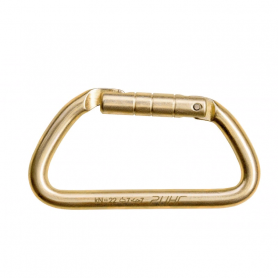 Карабин стальной трапеция keylock с прямой защелкой, 22 кН, Ринг