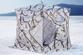 Палатка зимняя Higashi Winter Camo Comfort Hot (трехслойная, два слоя утеплителя)