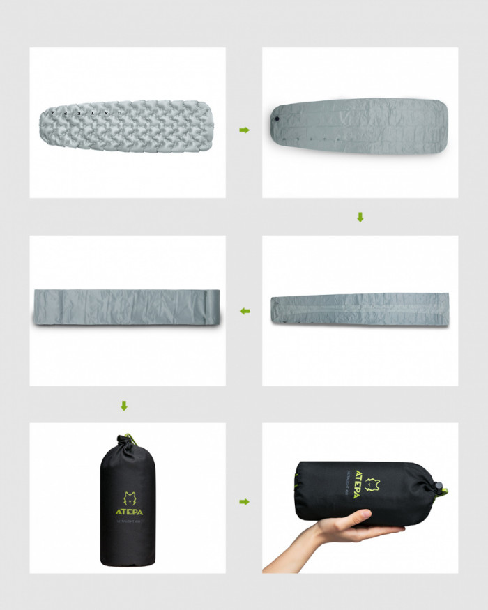 Коврик надувной 1903 ULTRALIGHT 450, 186 х 53 х 7 см, ATEPA