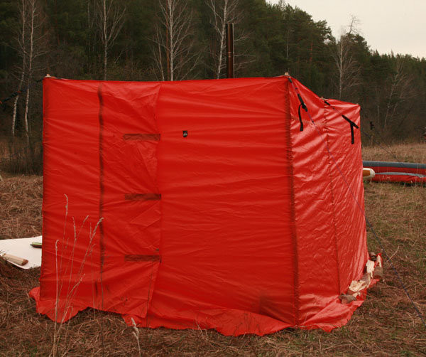 Палатка Век Баня походная Ижма с предбанником