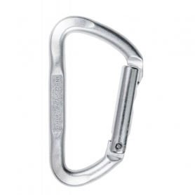 Карабин дюралевый трапеция Малый с р/ж с прямой защелкой кейлок, 22 кН, Ринг